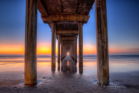 Scripps Pier Sunset #2 ~ La Jolla, CA